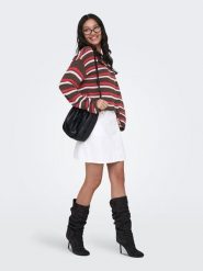 ONLY Sweter w kolorze brązowym rozmiar: XL. Brązowe swetry ONLY, xl, bez wzorów, bez ramiączek. Za 75.69 zł.