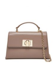 Furla Torebka 1927 WE00423 ARE000 CN 2572S Beżowy. Brązowe kopertówki Furla, bez wzorów, ze skóry, wizytowe, bez dodatków. Za 919.99 zł.