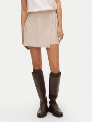 Vero Moda Spódnico-szorty Melina 10332054 Beżowy Loose Fit. Brązowe szorty Vero Moda, bez wzorów, z materiału. Za 89.99 zł.