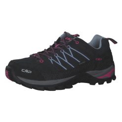 Buty trekkingowe damskie CMP Rigel Low. Niebieskie trekkingi CMP, bez wzorów, z materiału, bez zapięcia, trekkingowe. Za 366.99 zł.