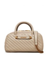 Guess Torebka HWQB94 95080 Beżowy. Brązowe torebki klasyczne Guess, z aplikacjami, ze skóry, bez dodatków. Za 359.99 zł.