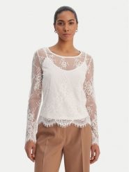 Morgan Bluzka 261-TCITY Écru Regular Fit. Bluzki Morgan, s, bez wzorów, z syntetyku, bez kołnierzyka, bez ramiączek. Za 209.99 zł.