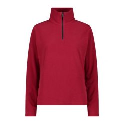 Damski polar CMP. Czerwone bluzy z polaru CMP, bez wzorów, z polaru, trekkingowe. Za 225.00 zł.