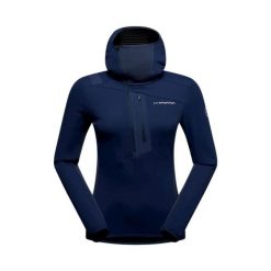 Bluza damska z kapturem La Sportiva Big Wall. Niebieskie bluzy z kapturem La Sportiva, l, bez wzorów, z elastanu, z kapturem, wspinaczkowe. Za 706.95 zł.