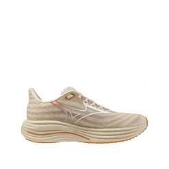 Buty biegowe Mizuno Wave Rider 29 Beżowy/Biały/Pomarańczowy. Białe buty do biegania Mizuno, bez wzorów, z materiału, bez zapięcia, do biegania, mizuno wave. Za 579.99 zł.