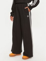 Adidas Spodnie dresowe 3-Stripes IY7255 Czarny Loose Fit. Czarne spodnie dresowe adidas, bez wzorów, z bawełny. Za 289.99 zł.