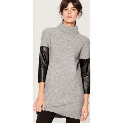Sweter z domieszką wełny - Szary. Swetry marki INESIS. W wyprzedaży za 79.99 zł.