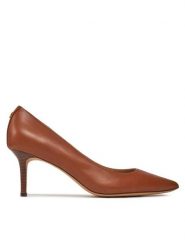 LAUREN RALPH LAUREN Szpilki 802940602002 Brązowy. Brązowe szpilki Lauren Ralph Lauren, bez wzorów, ze skóry, bez obcasa, na szpilce, bez zapięcia. Za 569.99 zł.