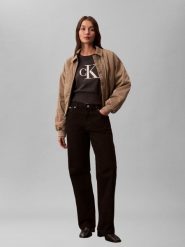 Calvin Klein Jeans Sweter damski - wrzosowy Kobiety Bawełna szary jednolity, XS. Fioletowe swetry Calvin Klein Jeans, xs, bez wzorów, z bawełny, bez ramiączek. Za 409.95 zł.