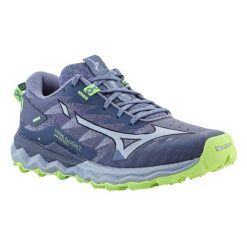 Buty Damskie Daichi Wave. Niebieskie buty trekkingowe Mizuno, bez zapięcia. Za 874.99 zł.