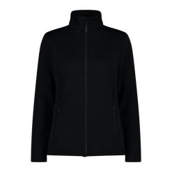 Golf turystyczny damski CMP. Czarne bluzy CMP, s, bez wzorów, sportowe, bez ramiączek. Za 199.99 zł.
