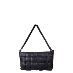 Cowboysbag Torebka Cowboysbag czarny - skóra Torebki 1 ct Damski. Czarne torebki klasyczne Cowboysbag, bez wzorów, z materiału, na ramię, bez dodatków. Za 595.99 zł.