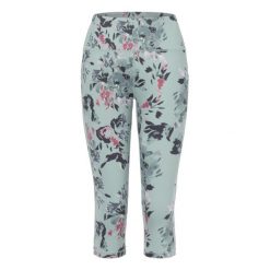 Legginsy 3/4 Damskie Kwiaty Influential II. Zielone legginsy Dare 2b, bez wzorów, sportowe. Za 143.99 zł.