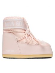 Moon Boot Śniegowce 80D1409340 Różowy jasny. Czerwone śniegowce Moon Boot, bez wzorów, ze skóry, bez zapięcia. Za 809.99 zł.