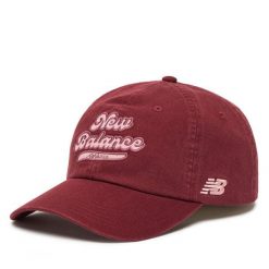 Czapka z daszkiem New Balance. Czerwone czapki z daszkiem New Balance, bez wzorów. Za 109.99 zł.