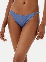 Calvin Klein Swimwear Dół od bikini KW0KW02796 Niebieski. Niebieskie bikini Calvin Klein Swimwear, bez wzorów, z syntetyku. Za 169.99 zł.