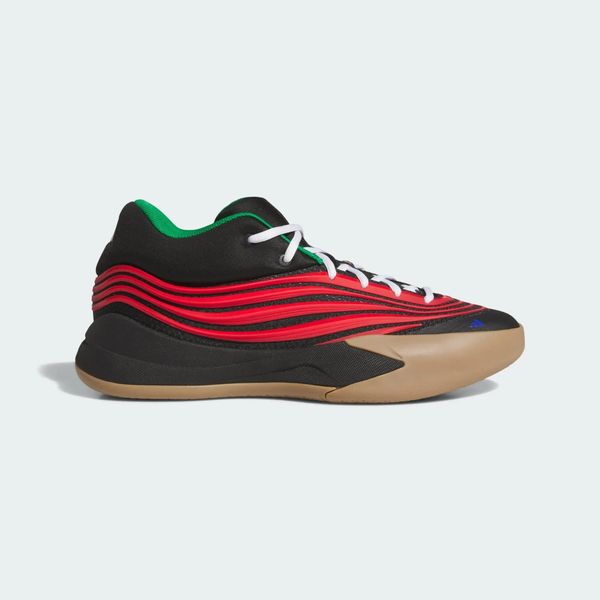 Buty Dame X. Czarne buty treningowe adidas, bez wzorów, z gumy, bez zapięcia, do koszykówki. Za 399.00 zł.