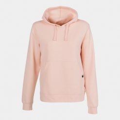 Bluza damska Joma Montana - jasnoróżowa, roz. L. Czerwone bluzy z kapturem Joma, na wiosnę, l, bez wzorów, z bawełny, z kapturem, na fitness i siłownię. Za 284.00 zł.