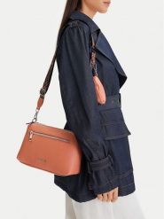 Lasocki Torebka CEO-LSK-X-011-09 Pomarańczowy. Brązowe listonoszki Lasocki, bez wzorów, z materiału, bez dodatków. Za 189.99 zł.