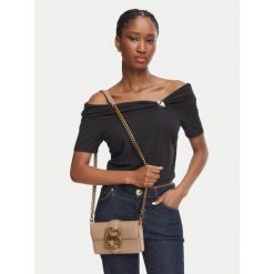 Torebka Just Cavalli. Brązowe kopertówki Just Cavalli, bez wzorów, wizytowe, bez dodatków. Za 689.99 zł.