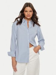 Guess Jeans Koszula W4YH68 WGCF1 Niebieski Regular Fit. Niebieskie koszule Guess Jeans, m, z aplikacjami, z bawełny, bez kołnierzyka, bez ramiączek. Za 219.99 zł.