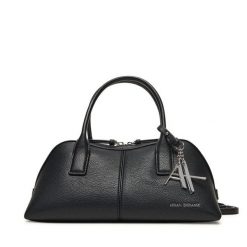 Torebka Armani Exchange. Czarne torebki klasyczne Armani Exchange, bez wzorów, klasyczne, bez dodatków. Za 619.99 zł.