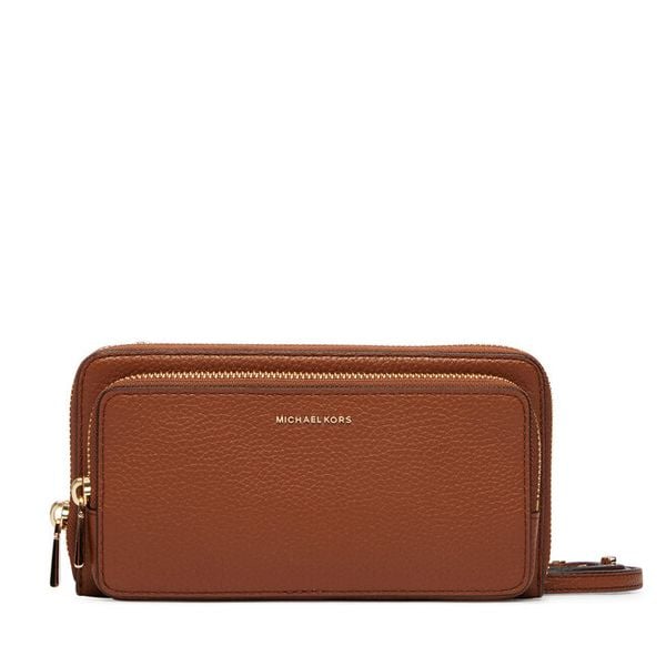 Torebka MICHAEL Michael Kors. Brązowe listonoszki MICHAEL Michael Kors, bez wzorów, bez dodatków. Za 551.99 zł.