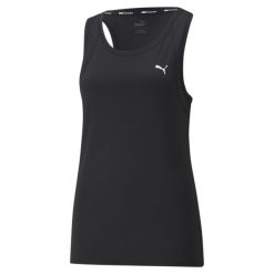 Damski tank top Puma Train Favorite Tank. Czarne topy Puma, s, bez wzorów, sportowe, bez kołnierzyka, bez ramiączek. W wyprzedaży za 111.80 zł.