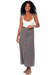 Aller Simplement Spódnica w kolorze antracytowym rozmiar: 40. Czarne spódnice Aller Simplement, na co dzień, bez wzorów, maxi, proste. Za 69.99 zł.