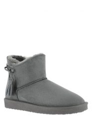 ISLAND BOOT Botki zimowe "Cullen" w kolorze antracytowym rozmiar: 38. Czarne botki Island Boot, bez wzorów, z materiału, bez obcasa, na platformie, bez zapięcia. Za 133.89 zł.