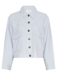 MOSS COPENHAGEN Kurtka przejściowa w kolorze błękitnym rozmiar: XL. Niebieskie kurtki Moss Copenhagen, xl, bez wzorów, bez kaptura. Za 171.68 zł.
