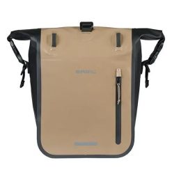 Tylna torba Basil Rivo 15L. Brązowe torby sportowe BASIL, bez wzorów. Za 269.99 zł.