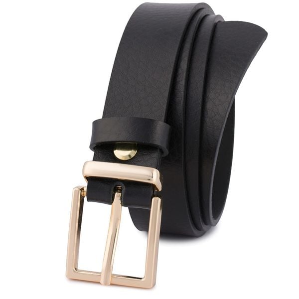 Pasek skórzany BELTIMORE r.100-115 cm O11 czarny. Czarne paski bez wzorów. Za 54.90 zł.