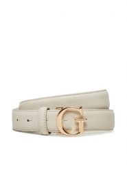 Guess Pasek Damski BW9118 P4230 Biały. Białe paski Guess, z aplikacjami, ze skóry. Za 219.99 zł.