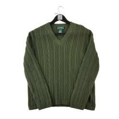 Second life - Sweter damski Lauren Ralph Lauren - Jak nowy. Zielone swetry Ralph Lauren, l, bez wzorów, z materiału, casualowe, bez ramiączek. Za 127.76 zł.