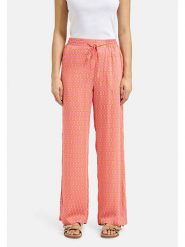 Smith & Soul Spodnie w kolorze różowo-pomarańczowym rozmiar: L. Różowe spodnie materiałowe Smith & Soul, bez wzorów, z materiału, z podwyższonym stanem. Za 165.99 zł.