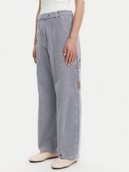 Munthe Jeansy Fancie 251141425106 Granatowy Wide Leg. Niebieskie jeansy Munthe, bez wzorów, z bawełny. Za 499.99 zł.