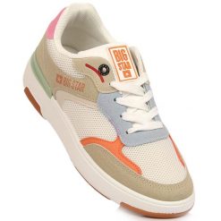 Buty sportowe damskie multikolor Big Star LL274437. Buty sportowe lifestyle BIG STAR, bez wzorów, z materiału, retro, bez zapięcia. Za 169.99 zł.