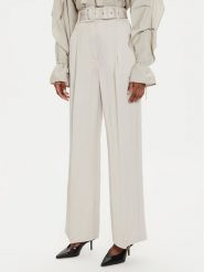 Karen by Simonsen Spodnie materiałowe Priscilla 10105042 Beżowy Loose Fit. Brązowe spodnie materiałowe Karen by Simonsen, bez wzorów, z materiału. Za 379.99 zł.