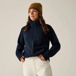 Bluza polarowa Heidy z zamkiem błyskawicznym dla kobiet. Brązowe bluzy bez kaptura Regatta, l, bez wzorów, z materiału, bez kaptura, trekkingowe. Za 179.00 zł.