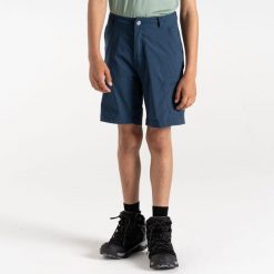 Spodenki dziecięce Reprise II. Brązowe szorty Dare 2b, bez wzorów, z elastanu, sportowe. W wyprzedaży za 139.99 zł.