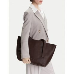 Torebka Lasocki. Brązowe shopper bag Lasocki, bez wzorów, bez dodatków. Za 199.99 zł.