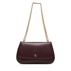 Torebka Calvin Klein. Czerwone kopertówki Calvin Klein, bez wzorów, wizytowe, bez dodatków. Za 459.99 zł.