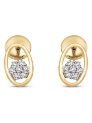 Diamant Vendôme Złote kolczyki-wkrętki z diamentami rozmiar: onesize. Żółte kolczyki Diamant Vendôme, z diamentem, złote. Za 869.99 zł.