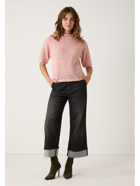 More & More Sweter w kolorze jasnoróżowym rozmiar: 38. Różowe swetry More & More, bez wzorów, bez ramiączek. Za 154.95 zł.