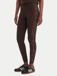 Adidas Legginsy Seasonal Essentials Leopard Print KA2793 Brązowy Slim Fit. Brązowe legginsy adidas, bez wzorów, z bawełny. Za 149.99 zł.