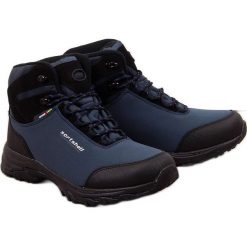 Buty trekkingowe wodoodporne ocieplane granatowe American Club. Buty trekkingowe American CLUB, z softshellu, bez zapięcia. Za 331.18 zł.