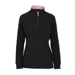 Trespass Big Heart - Polar damski At200 Black. Czarne bluzy z polaru Trespass, bez wzorów, z jersey. Za 286.99 zł.