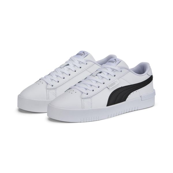 Damskie sneakersy Jada Renew PUMA White Black Silver Gray. Białe buty sportowe lifestyle Puma, bez wzorów, sportowe, bez zapięcia. W wyprzedaży za 127.00 zł.