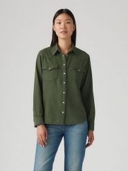 Levi's Koszula w kolorze khaki rozmiar: M. Brązowe koszule Levi's, m, bez wzorów, z bawełny, bez kołnierzyka, bez ramiączek. Za 177.32 zł.